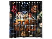 Waterproof Shower Curtain Star Wars High Quality Bathroom Curtain With Hooks 60 W *72 H