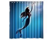 Bathroom Shower Curtain Waterproof EVA The Little Mermaid Home decor Bath Curtain Fabric Shower Curtain 66 W *72 H