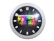 12 Minecraft Wall Clock Great Gift for Birthday Anniversary Xmas Beautiful Home Decor