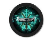 Minecraft Wall Clock with Arabic Numerals 10 Inch Quartz Silent Wall Clock