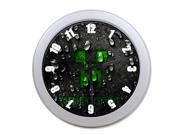 Decorative Wall Clock Minecraft Round 12 Inch – Silent Quartz Movement