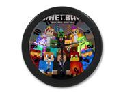 Indoor Outdoor Decorative Elegant Wall Clock Minecraft 12 Inch Wall Clock