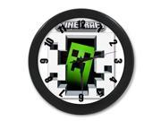 12 Silent Wall Clock with Special Minecraft Design Modern Style Good for Living Room Kitchen Bedroom