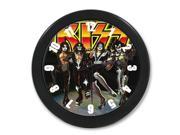 Kiss Band Indoor Outdoor Quartz 12 Wall Clock Quiet Sweep Movement Decorative Living Room