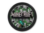 10 Minecraft Wall Clock Great Gift for Birthday Anniversary Xmas Beautiful Home Decor