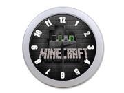 12 inch Minecraft Elegant Decorative Arabic Numbers Round Silent Quartz Wall clock