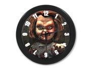 12 Silent Wall Clock with Special Chucky Doll Design Modern Style Good for Living Room Kitchen Bedroom