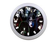 Kiss Band Wall Clock Quality Quartz 10 Inch Round Easy to Install Home Office School Clock