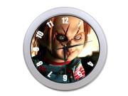 12 Silent Wall Clock with Special Chucky Doll Design Modern Style Good for Living Room Kitchen Bedroom