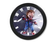 Chucky Doll 12 Inch Wall Clock Indoor Outdoor Decorative Silent Quartz Wall Clock