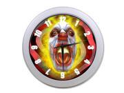 12 Silent Wall Clock with Special Kiss Band Design Modern Style Good for Living Room Kitchen Bedroom