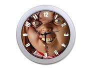 10 inch Chucky Doll Elegant Decorative Arabic Numbers Round Silent Quartz Wall clock