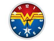 12 Silent Quartz Decorative Wall Clock Wonder Woman