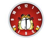 12 Inch Non Ticking Silent Wall Clock with Garfied Design for Living Room Large Kitchen Wall Clock