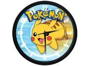 12 Silent Wall Clock with Special Pokemon Pocket Monster Pikachu Design Modern Style Good for Living Room Kitchen Bedroom