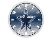 Dallas Cowboys 12 Inch Wall Clock Indoor Outdoor Decorative Silent Quartz Wall Clock