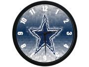 Dallas Cowboys 12 Inch Wall Clock Indoor Outdoor Decorative Silent Quartz Wall Clock