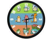 10 inch Elegant Decorative Arabic Numbers Round Silent Quartz Pokemon Pocket Monster Pikachu Wall clock