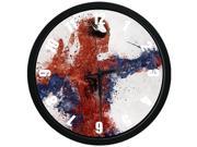 12 Silent Wall Clock with Special Spiderman Design Modern Style Good for Living Room Kitchen Bedroom