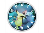 Modern Mute DIY Pokemon Pocket Monster Pikachu 12 Inch Wall Clock Home Office Decor Gift