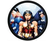 Wonder Woman Wall Clock with Arabic Numerals 10 Inch Quartz Silent Wall Clock