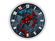 12 Silent Wall Clock with Special Spiderman Design Modern Style Good for Living Room Kitchen Bedroom