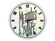 Memphis May Fire Indoor Outdoor Quartz 12 Wall Clock Quiet Sweep Movement Decorative Living Room