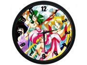 12 inch Elegant Decorative Arabic Numbers Round Silent Quartz Sailor Moon Wall clock