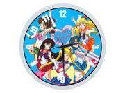 Modern Mute DIY Sailor Moon 12 Inch Wall Clock Home Office Decor Gift