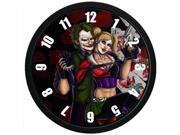 10 inch Elegant Decorative Arabic Numbers Round Silent Quartz Harley Quinn Wall clock