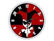 Harley Quinn Wall Clock Indoor Outdoor Modern Quartz Design Decorative 10 Inch