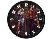 Large Indoor Outdoor Decorative Wall Clock Harley Quinn 10 Inch Wall Clock