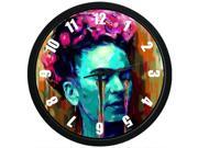 Frida Kahlo Artwork Indoor Outdoor Quartz 10 Wall Clock Quiet Sweep Movement Decorative Living Room