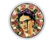 12 Silent Quartz Decorative Wall Clock Frida Kahlo Artwork