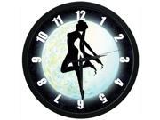 12 Silent Wall Clock with Special Sailor Moon Design Modern Style Good for Living Room Kitchen Bedroom