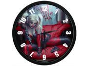 10 inch Elegant Decorative Arabic Numbers Round Silent Quartz Harley Quinn Wall clock