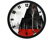 Large Indoor Outdoor Decorative Wall Clock Sleeping With Sirens 10 Inch Wall Clock