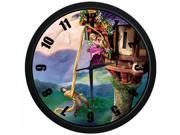 Decorative Wall Clock Tangled Round 10 Inch – Silent Quartz Movement