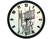 12 Inch Non Ticking Silent Wall Clock with Memphis May Fire Design for Living Room Large Kitchen Wall Clock