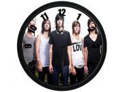 Decorative Wall Clock Sleeping With Sirens Round 12 Inch – Silent Quartz Movement