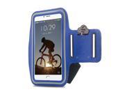 NEK Electronic 5.5 Sport Running Armband with Premium Flexible Case Cover for iPhone 6 Plus Blue