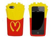 NEK Tech Cute Cartoon 3D Lovely Soft Silicone Case Cover Shell Protector for Iphone 6 4.7 French Fries