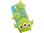 NEK Tech Cute Cartoon 3D Lovely Soft Silicone Case Cover Shell Protector for Iphone 6 4.7 Alien Green