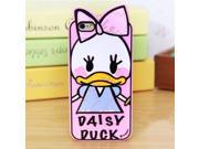 NEK Tech 4.7 3D Lovely Soft Silicone Case Cover Shell Protector for Iphone 6 Daisy Duck Pink