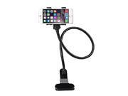 NEK Tech Upgraded Lazy Holder Gooseneck Clamp Holder for iPhone Galaxy Android and Most Cell Phones. Great for Car Desk Bedroom Kitchen Office etc Doubl