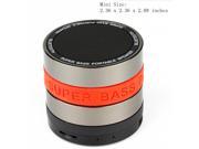 Super Bass Stereo Sound Mini Portable Bluetooth Speaker Camera Lens Design For iphone Samsung iPod Tablet Support TF Card Red