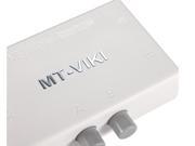 MT VIKI MT RJ45 2M 2 Ports Network Switch Splitter Selector Hub 2 In 1 Out or 1 In 2 Out 100M 328Ft