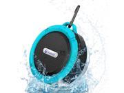 NEK Tech Bluetooth 3.0 5W Waterproof Speaker Suction Cup Mic Hands Free Speakerphone – Light Blue