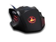 Original Zelotes 5500 DPI MASTER T80 2nd Generation 7 Button LED Optical USB Wired Gaming Mouse Mice for Pro Gamer Scorpion