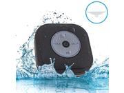 Waterproof Shower Speaker NEK Tech Wireless Bluetooth Stereo Player Loud Handsfree Portable Speakerphone with Built in Mic FM and Dedicated Suction Cup